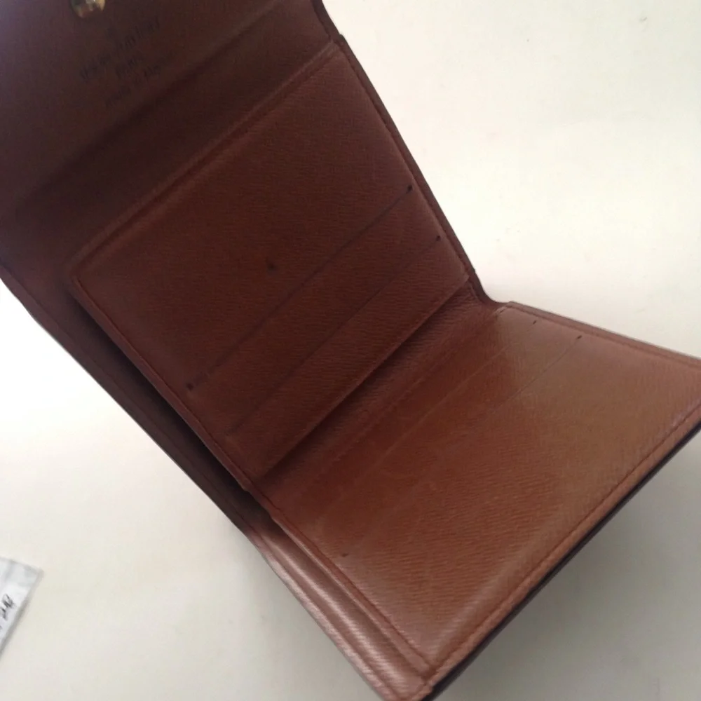 Louis Vuitton Brown Monogram Canvas Compact Wallet